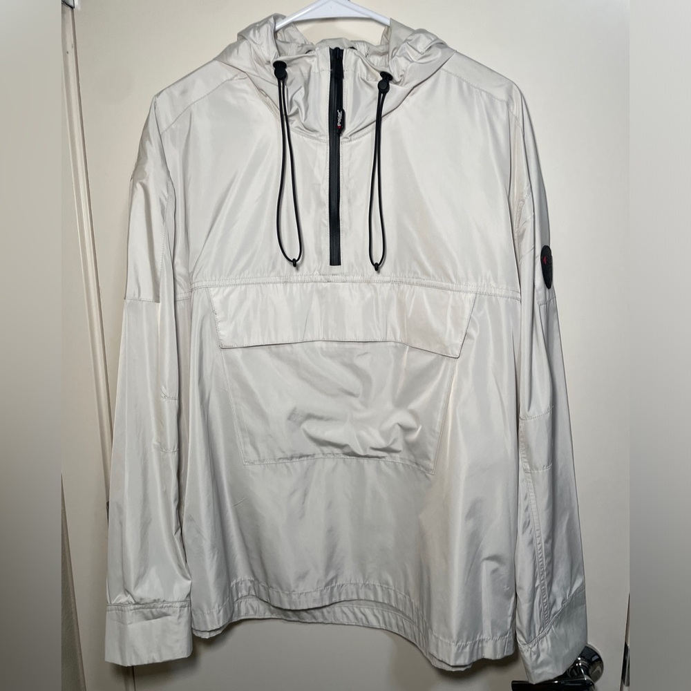 Pajar Canada White Snap Button Jacket Hooded Size M